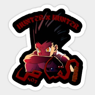 HUNTER x HYNTER , hunterxhunter, hunter x hunter, killua, feitan, hisoka, kurapika, leorio, pitou, sparkle, gon Sticker